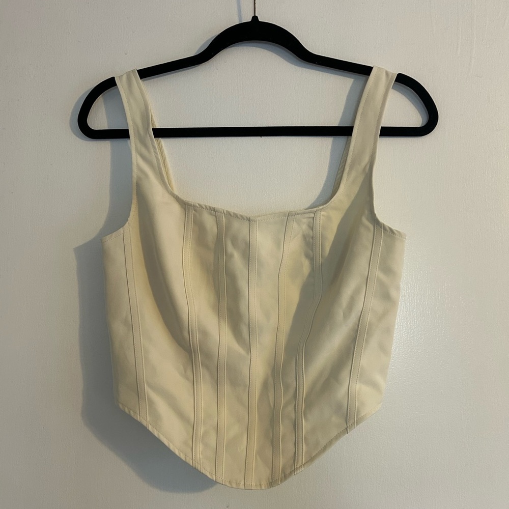 Sincerely Jules Cream Bodysuit Top